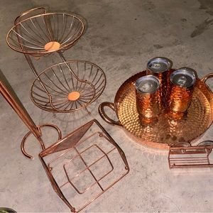 Kitchen appliances/copper decor